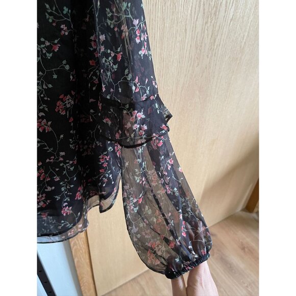 NWT Lauren Ralph Lauren Womens Floral Blouse Top - Picture 3 of 6